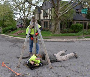 MUB crew rescues cat from storm drain